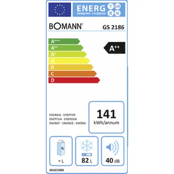 Lednice Bomann GS 2186.1 bílá