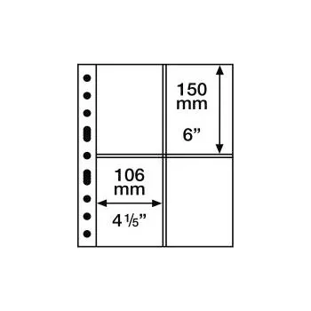 Obal pro sběratelský předmět Listy GRANDE 2 CT na pohledy průhledné