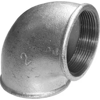 Fitinka Ostatní výrobci Koleno 090 90°, 2", s vnitřními závity, voda, litina, pozink