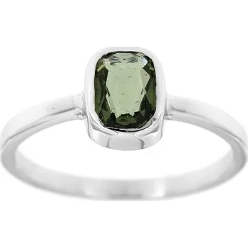 Prsten Zlatnictví U Kostela Zlatý prsten s vltavínem 164.5b 54 3566-21206683 54 mm