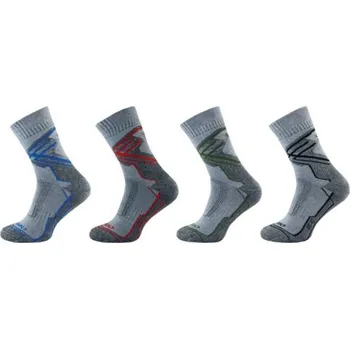 Pánské ponožky Ponožky NOVIA MERINO 39-42 červený pruh