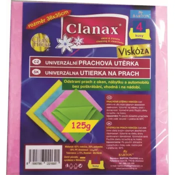 Utěrka Utěrka viskóza 38x35 cm 4 ks 125 g