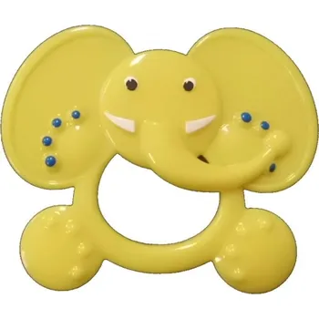 Kousátko plastové - SLONEČEK žlutý - EVK