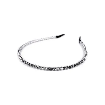 Čelenka Čelenka do vlasů s broušenými korálky antracitová