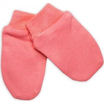 Rukavice Rukavice kojenecké bavlna - SWEET GIRL lososové - vel.0-4měs.