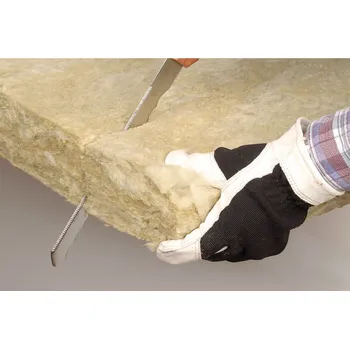 Pracovní nůž Wolfcraft nůž na izolační hmoty, 275 mm, oboustranný, dřevěné držadlo 4119000