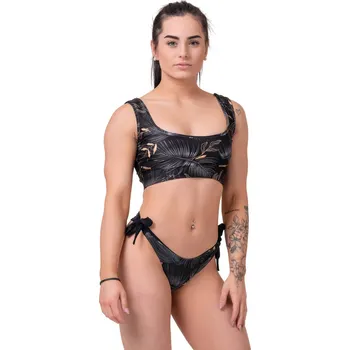 Dámské plavky NEBBIA Miami Sporty Bikini Bralette (vrchní díl) černá M