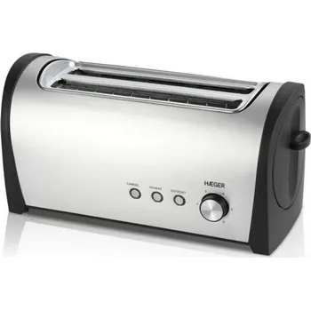 Topinkovač Recenze Haeger Desayuno Plus topinkovač 1400 W nerezový