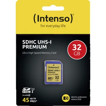 Počítač Intenso SDHC Card 32GB Class 10 UHS-I Premium