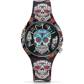 Hodinky DOODLE pánské hodinky Sugar Skull & Rose DO42006