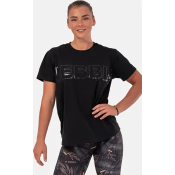 NEBBIA Invisible Logo NEBBIA tričko černá M