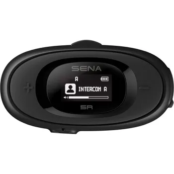 Interkom na motorku SENA interkom motocyklový 5R BLUETOOTH 5.1 do 700M s LCD displejem, sada HD reproduktorů a univerzálního mikrofonu ( 1 sada ) (EL) (SENA interkom motocyklový 5R BLUETOOTH 5.1 do 700M s LCD displejem, sada HD reproduktorů a univerzálního mikrofonu ( 1 sada