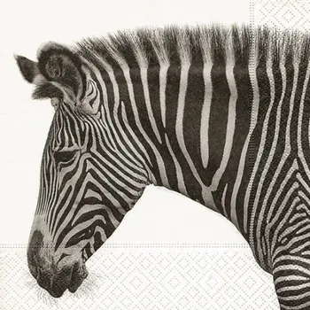 Papírový ubrousek Ubrousky Gomar L - Zebra - 21826