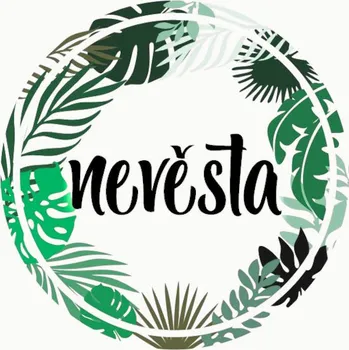 Kosmetické zrcátko ZRCÁTKO Nevěsta se zelenými listy 5,5cm