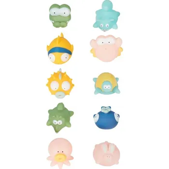 Hračka pro nejmenší Badabulle Stříkací hračky do vody Rigolo Splash 10ks