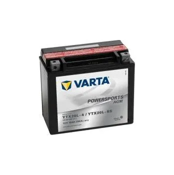 Motobaterie VARTA – AGM – Motobaterie Varta AGM 12V 18Ah 518901026 / YTX20L-4 / YTX20L-BS – 518901026 – 12V – 18Ah – 260A