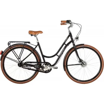 Městské kolo Kenzel jízdní kolo Nostalgic Deluxe 3spd 28" 2026 černo-bílé