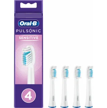 Náhradní hlavice k elektrickému kartáčku Oral-B Pulsonic Sensitive 4 ks