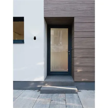 Venkovní osvětlení NOVA LUCE venkovní nástěnné svítidlo BRICE černý hliník skleněný difuzor Osram LED 6W 3000K 220-240V IP54 9136176