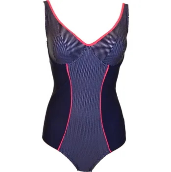 Dámské plavky Dámské jednodílné plavky pro plnoštíhlé K 8314 - Effy