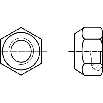 Matice PROFISTYL DIN 980 forma V matice samojistná celokovová 10.9 pozink jemný závit Varianta: DIN 980 V matice samojistná celokovová pev. 10.9 ZnB jemný závit M10x1,00