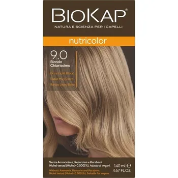 Barva na vlasy BIOKAP Nutricolor Barva na vlasy Extra světlý blond 9.0