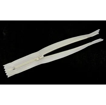 Zip Spirálový zip nedělitelný, 16 cm, vanilka č. 103, 1 ks