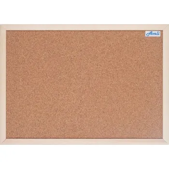 Korková nástěnka AVELI 40x60 cm, dřevěný rám