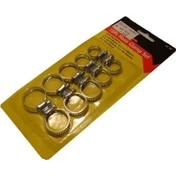 Auto elektroinstalace Hadicová spona- set pozinkovaná 10 kusů