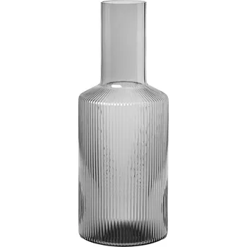 FERM LIVING Karafa Ripple 1 l, Smoked Grey