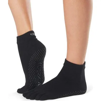 Pánské ponožky ANKLE nízké ABS prstové ponožky ToeSox - BLACK L