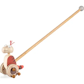 ZOPA Dřevěný jezdík Dinosaurus, Red