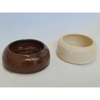 Keramická miska zaoblená 9 cm Varianta: hnědá