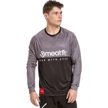 Meatfly pánský bike dres Cliff Dark Grey/Black | Šedá | Velikost XL