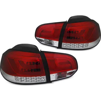 Zadní světlomet TUNING-TEC Zadní světla VW Golf VI 08- - bílé/červené LED BAR