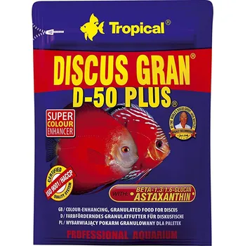 Krmivo pro rybičky Tropical Discus Gran D-50 Plus 20g sáček