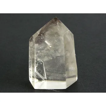 Přírodní kámen Křišťál s inkluzemi broušená špice (91g)