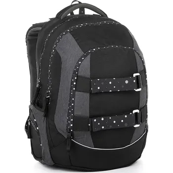 Školní batoh Bagmaster Flick 23 A 34 l černý/bílý