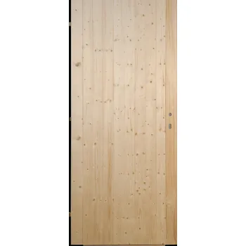 Interiérové dveře Hrdinka Palubkové dveře plné - Classic Materiál: smrk, Šířka: 90 cm, Orientace: Pravé