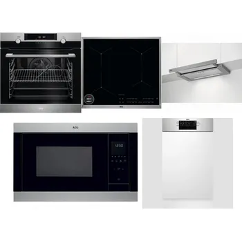 Set domácích spotřebičů AEG BPK556360M + AEG Mastery SenseBoil IAE64413XB + AEG DPE5660M + AEG Mastery MSB2547D-M + AEG Mastery MaxiFlex FEE73517PM