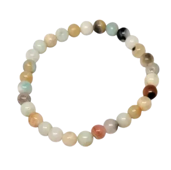 Náramek Náramek z amazonitu - LÁSKA,OPORA A SÍLA (6 mm)