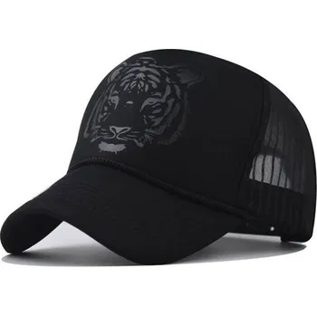 Kšiltovka Čepice s kšiltem Kšiltovka s tygrem Černá EDIKO 97k-cube