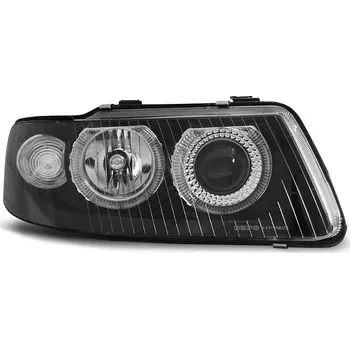 Přední světlomet TUNING-TEC Přední světla Audi A3 00-03 Angel Eyes - černé
