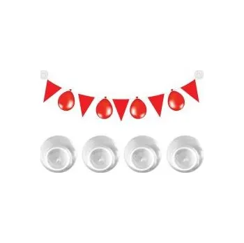 Party dekorace Sada háčků na balonkovou girlandu - 4 ks