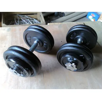 Nakládací činky 2x27,5kg TMS