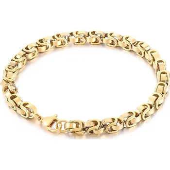 Náramek Netradiční náramek z oceli Pásovec Gold