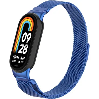Příslušenství k chytrým hodinkám eses Milánský tah pro Xiaomi Smart Band 8, 9 a 10 - Modrý