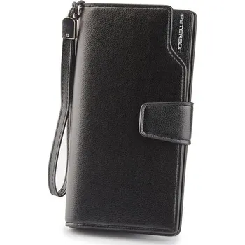 Obal na doklad Peterson pánská peněženka dlouhá Lord černá v krabičce Gregorio PETS1063