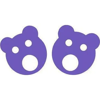Hračka pro nejmenší Matuška Dena Nadlehčovací kroužky Baby medvídek 160 x 27 mm Fialová