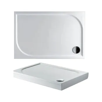 Sprchová vanička Riho Kolping Obdélníková sprchová vanička 120x90x3 cm, bílá, D004009005